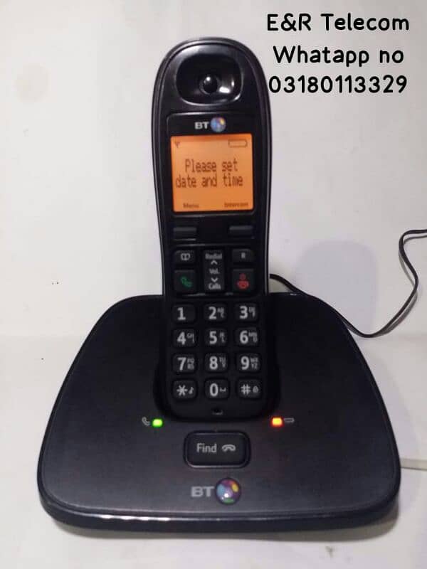 British Telecom cordless phone UK brand free delivery 0