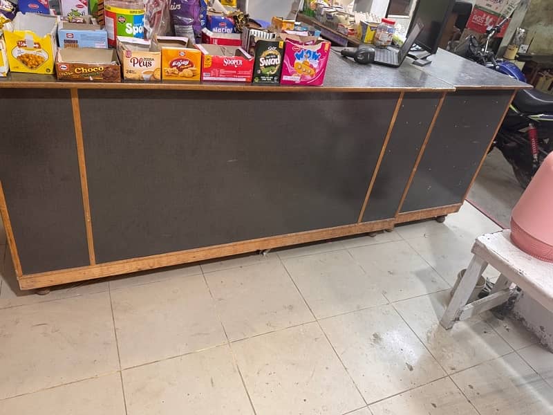 shop counter and racks 3