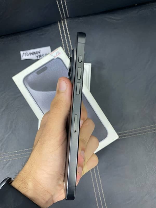 IPhone 15 Pro max 256Gb PTA Approved Black with box. 1