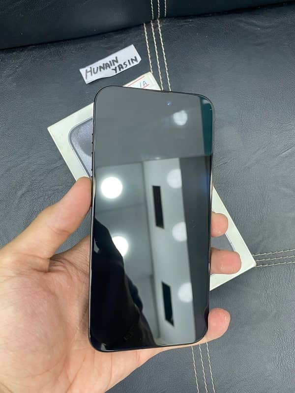 IPhone 15 Pro max 256Gb PTA Approved Black with box. 7