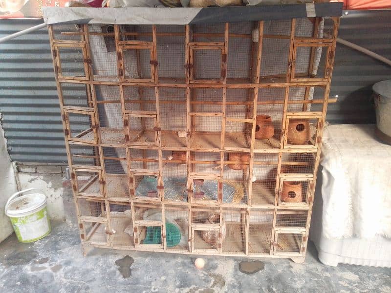 16 portion wooden cage 1