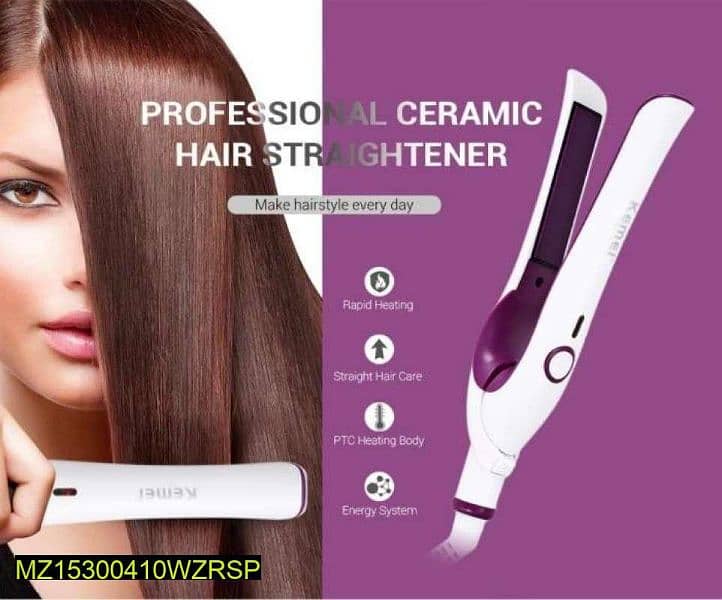 KM-1025 Mini Hair Straighteners 3