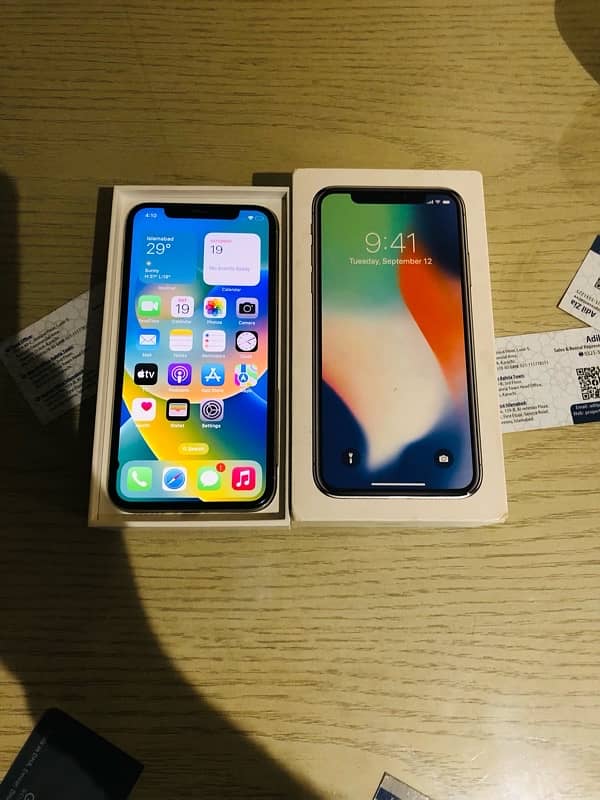 IPhone X 64 GB With Box PTA Approved 2