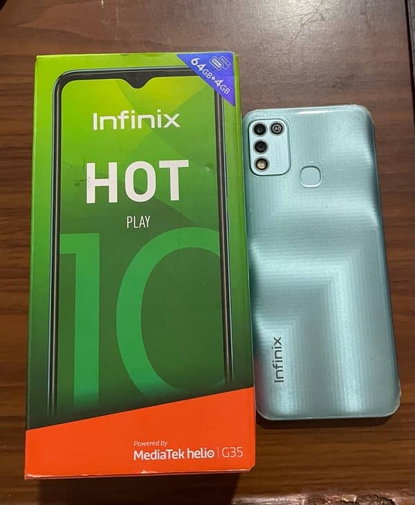 Infinix Hot 10 play pta approved with full Box 1