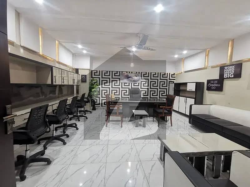 Fully Furnished Office For Rent For at D Ground Faisalabad with Electercity 9