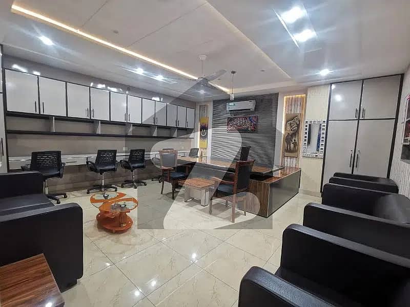 Fully Furnished Office For Rent For at D Ground Faisalabad with Electercity 22