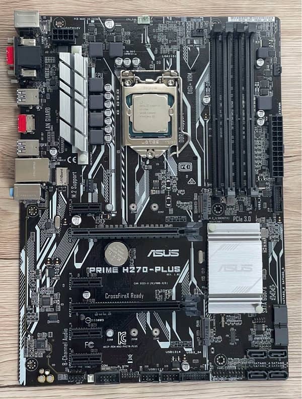 ASUS Prime H270-Plus Mobo with Core i7 7700 0