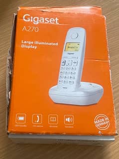 GIGASET CORDLESS PHONE A270 MADE IN GERMANY