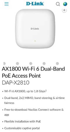 D-Link DAP X-2810  (Whatsapp 03452473933) 0