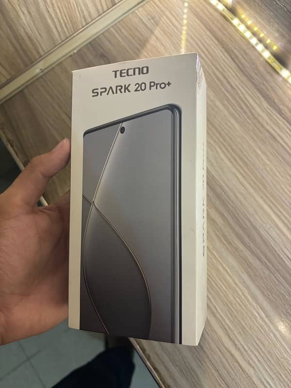 tecno spark 20 pro+  just box open 4