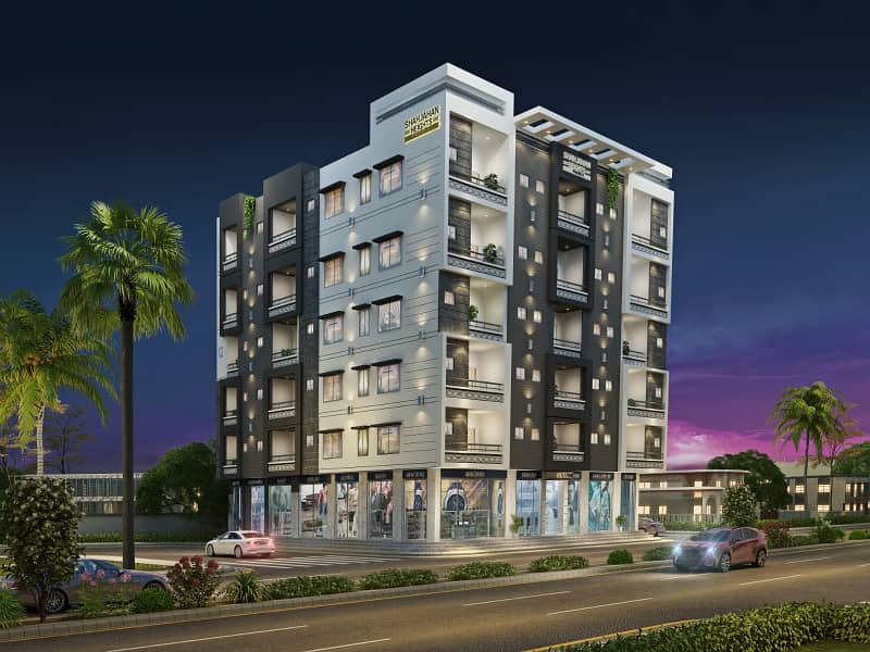 SHAHJAHAN HEIGHTS PHASE 1 flat for sale in falaknaz dreams 2