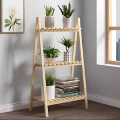 Foldable Flower Pot Display Shelf Rack (Cash On delivery availble)