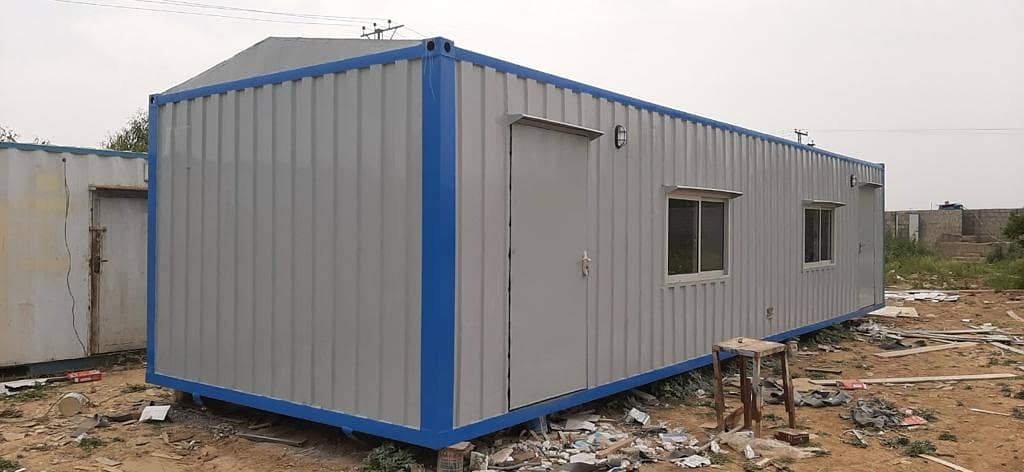 prefab building site office container office portable cafe container 12