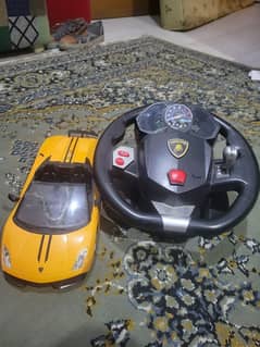 Lamborghini rc car with steering wheel