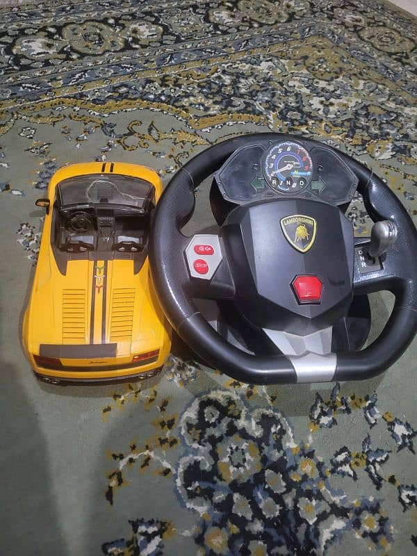 Lamborghini rc car with steering wheel 1