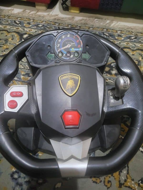 Lamborghini rc car with steering wheel 2