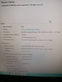 laptop core 2dual 2gb ram installed window 7