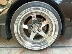 Alloy Rims & Tire Set 17” Deep Dish New