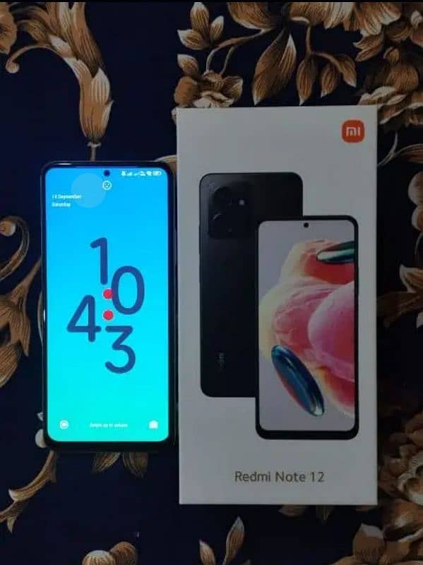 Redmi note 12 full box 8+4gb/128gb warranty available 1