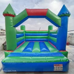 jumping castle slide magic show