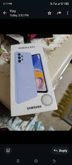 urgent for sale Samsung Galaxy A23 model 6/128