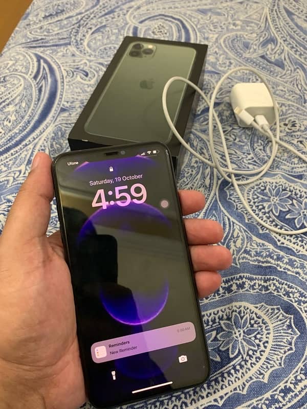 Iphone 11 Pro Max 256 GB Physical dual PTA approved 2