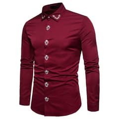 Men's Embroidered Shirt 0