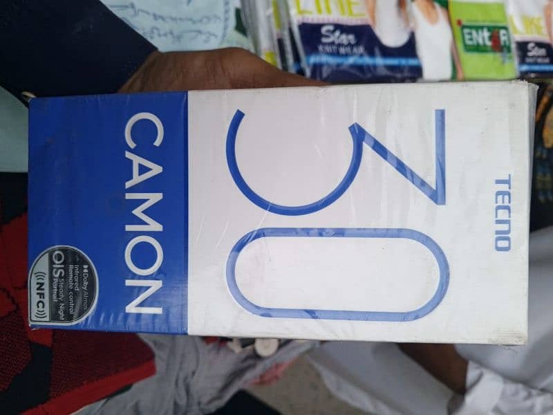 tecno camon30 12/256 just open box non active pTA approved 0