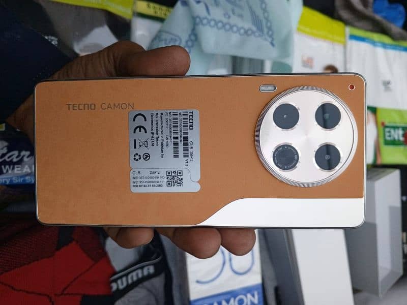 tecno camon30 12/256 just open box non active pTA approved 1