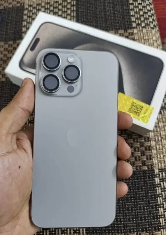 iphone 15 pro max 256gb pta approved 0