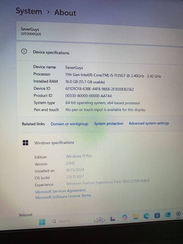 like New Lenovo thinkPad E15 | 11th Gen | 16/512GB SSD | IRIS Graphics 14