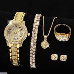 6 Pcs Women's Watch Set 0