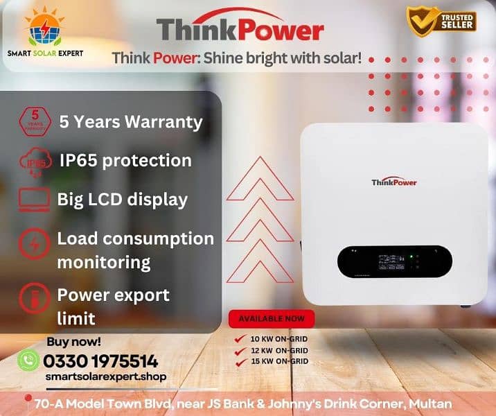 On grid thinkpower inverter available in 10kw|12kw|15kw 0