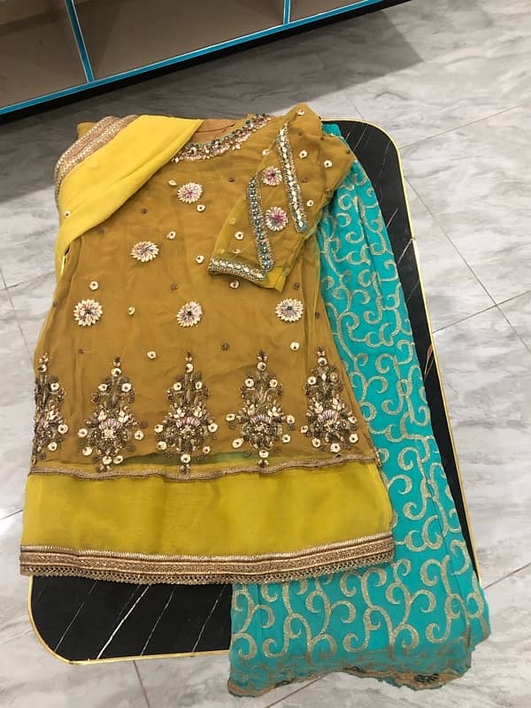 mehndi dress for sale 0