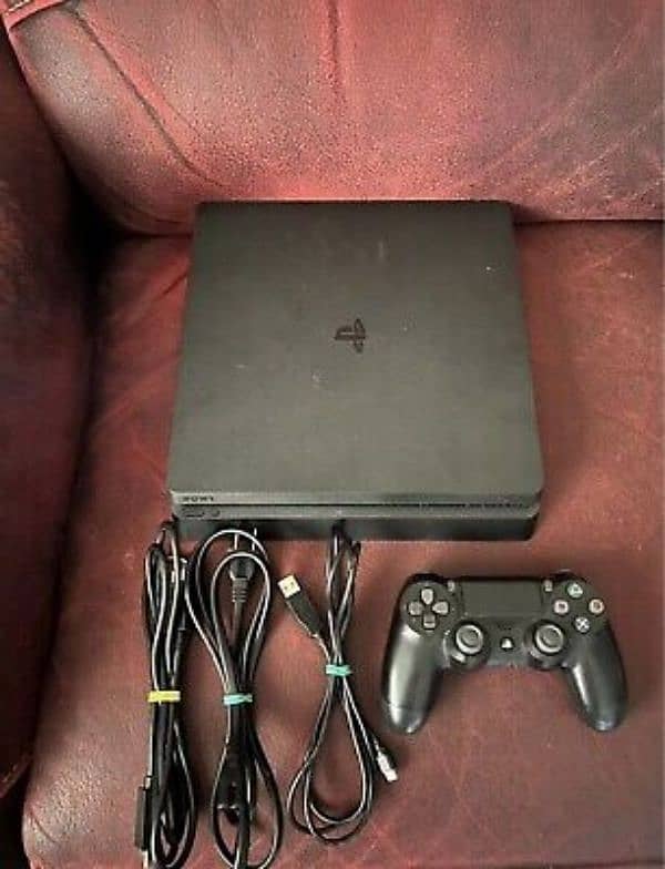 ps4 slim 500GB  & original controller 1