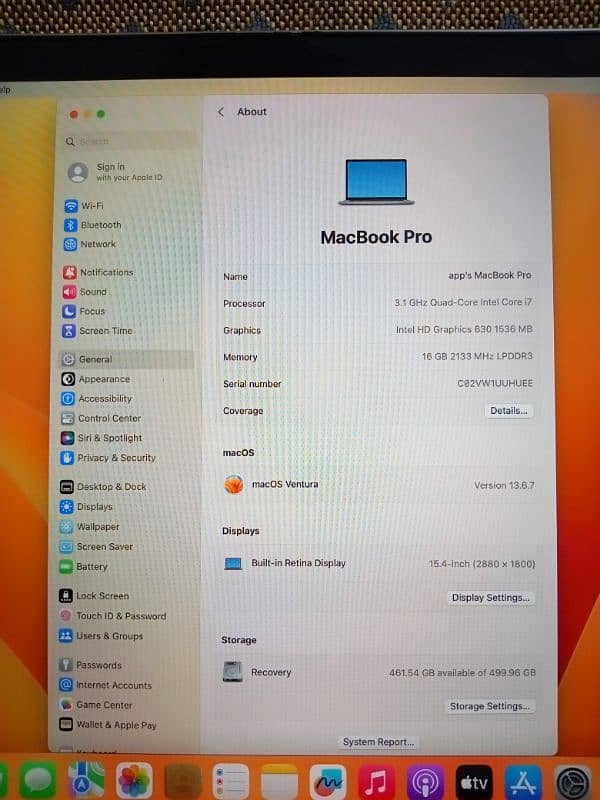 MacBook pro 2017 15 Inch Touchbar Urgent Sale 3