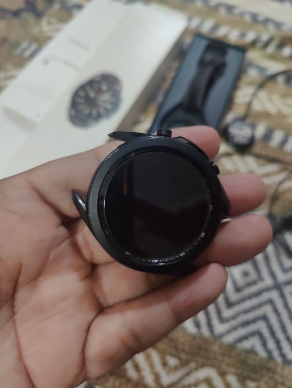 Samsung Galaxy watch 3 with box complete accessories mint condition 1