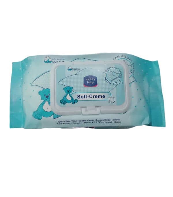 Soft creme baby wipes 10 Packets| Wholesale also soft cream - Main Image