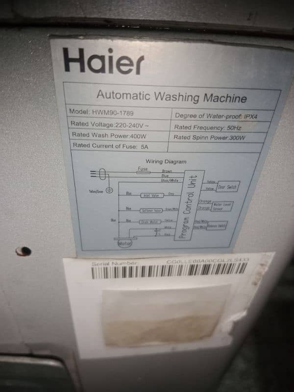 Haier 8k auto washing for sale 7