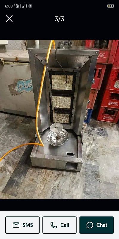 shuwarma maker heater with gas 0