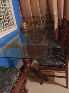 glass dining table