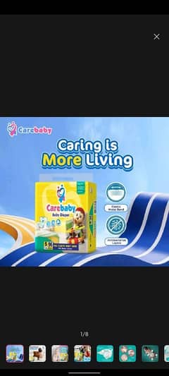 carebaby Natural Care Baby 99% Purified Water,  (96 diapers Total)