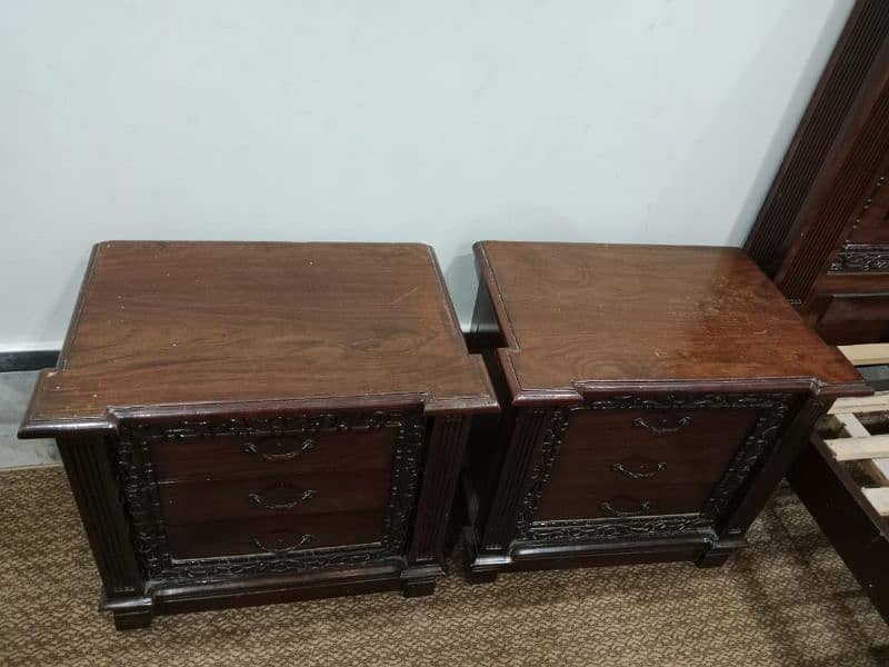 bed with side tables and dressing table for sale 4