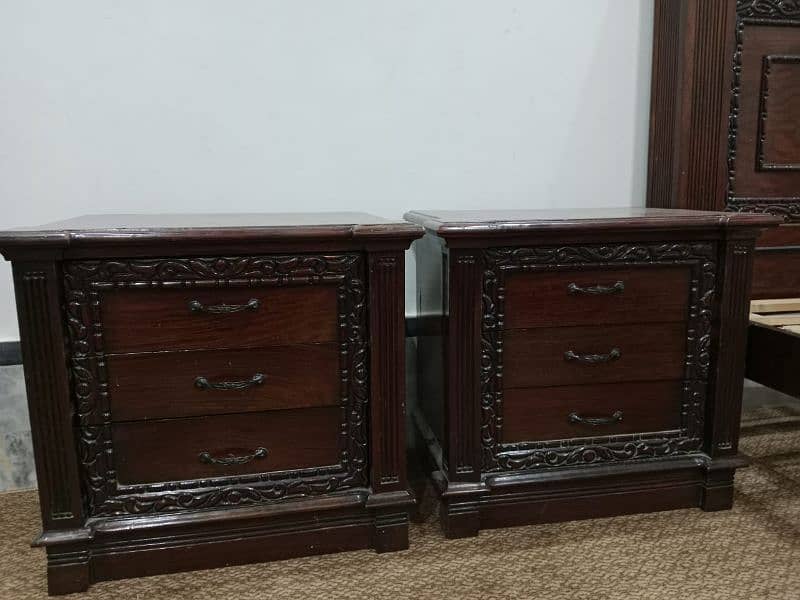 bed with side tables and dressing table for sale 6