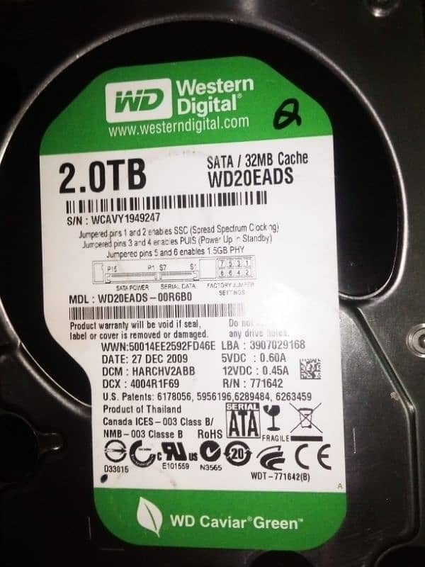 2 TB computer hard drive 2