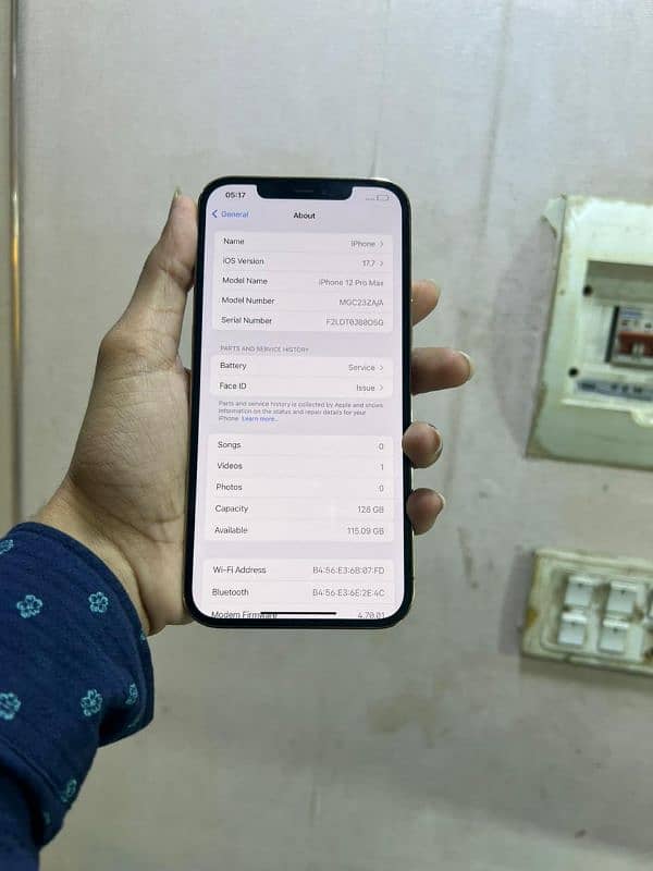 iPhone 12 Pro Max (HK model dual pta approved ) 128 GB 2