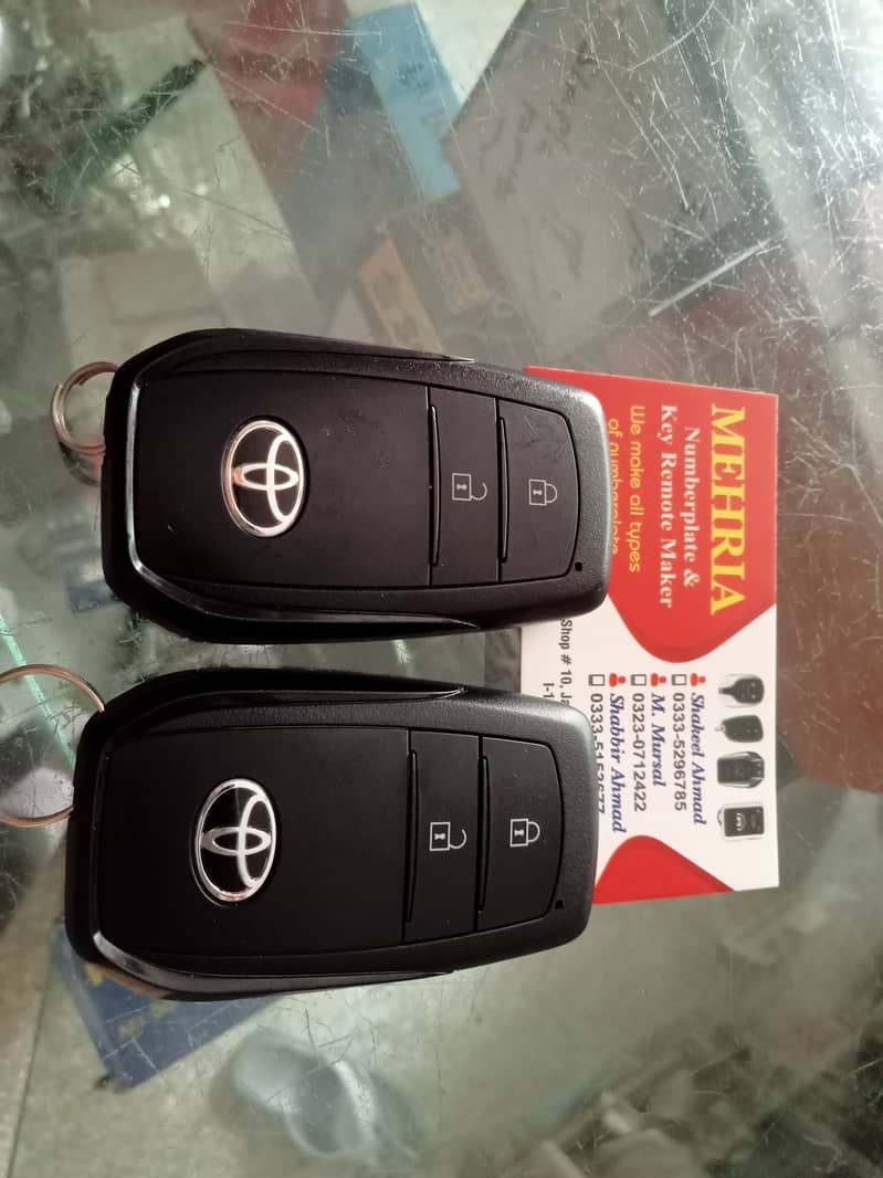 Toyota Yaris Remote and Key maker 0