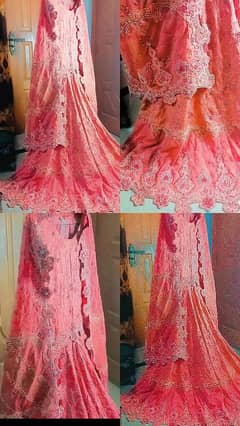 wedding lehenga, bridal wear or bridmaid, formal wedding wear, T-pink