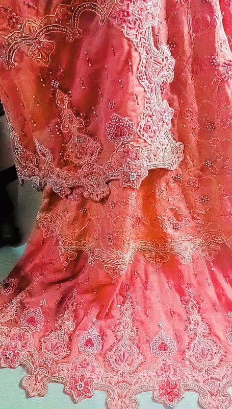 wedding lehenga, bridal wear or bridmaid, formal wedding wear, T-pink 5