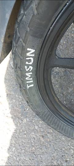 timsun tubless tyre 10 month use good condition . ao daikho  perfect 0